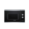 BOSCH 25L Series 4 Built-In Microwave with grill, Stainless steel - BEL550MS0I (Black)