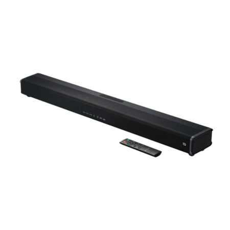 Portronics Sound Slick IV 120W Bluetooth Wireless Soundbar with Inbuilt Woofer 120 W Bluetooth Soundbar (Black, Stereo Channel)