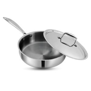 VINOD PTSTP24 PLATINUM SAUTEPAN W/L 24CM