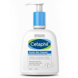 Cetaphil Gentle Skin Cleanser for Dry to Normal Skin with Niacinamide Dermatologist Recommended 250ML