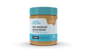 THE WHOLE TRUTH CRUNCHY PEANUT BUTTER WITH DATES