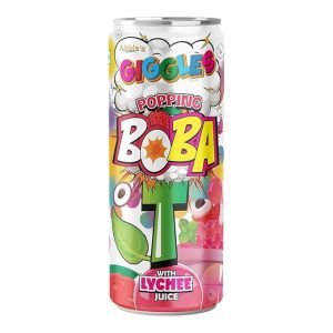 GIGGLES POPPING BOBA WITH LYCHEE JUICE