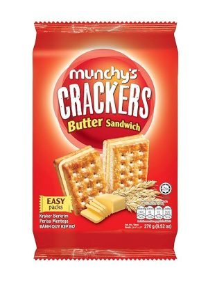 MUNCHYS BUTTER SANDWICH CRACKER 313G