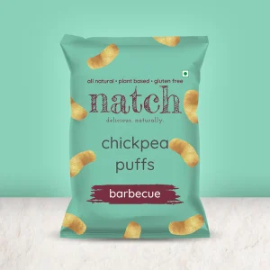 NATCH CHICKPEA PUFFS BARBECUE 65G