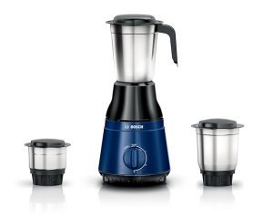 Bosch MG2213C3BI TrueMixx Serie|2-500W Powerful Mixer Grinder 3 Jar Black and Blue