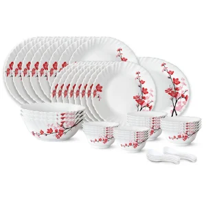 Larah by Borosil Alina 44 pc Dinner Set