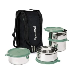 Signoraware Executive Maxx Fresh Steel Lunch Box