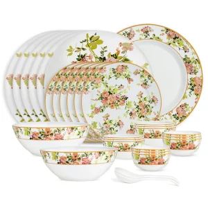 Larah By Borosil Amora Dinner Set, 29 pc