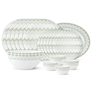 Larah by Borosil, Dora Dinner Set, 27 pc