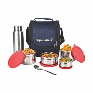 Signoraware Premium Steel Lunch Box