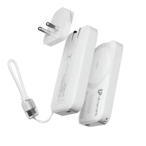 Ultraprolink Boost Blade DUO Slim Travel Charger & Magnetic Wireless Powerbank UM1204