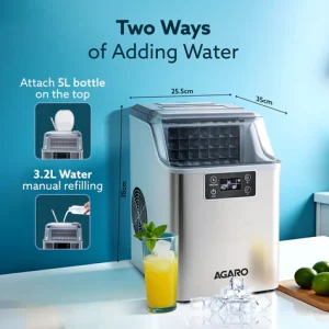 AGARO Galaxy Ice Maker, Compact Ice Maker, 3.2L water Tank-34377