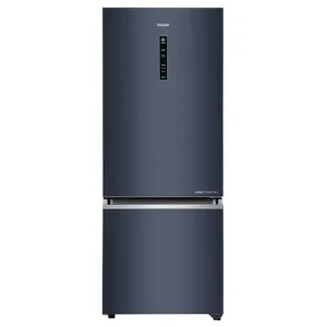 Haier 325 Litres 2 Star Double Door Frost Free Inverter Refrigerator | Bottom Mounted | 14 in 1 Convertible | Magic Cooling & Dual Fan ("HRB 3752BGK-P", Graphite Black)