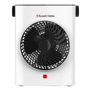 Russell Hobbs RFH2000NE 2000W Heat Flow Compact Portable Fan Room Heater | 3 Modes, Adjustable Thermostat, Safety Protection