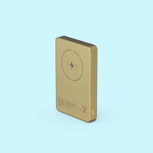 Stuffcool Aura 10000mAh 15W Magnetic Wireless Powerbank with Gold Finish
