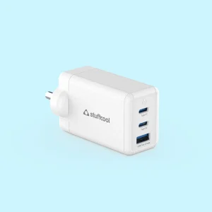Stuffcool Nova 65W PD Multi Port 2 Type C & 1 USB A GaN Charger