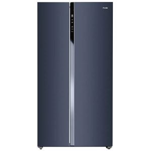 Haier 596 Litres 3 Star Side By Side Inverter Refrigerator | Digital Control | Magic Cooling & Deo Fresh | Expert Inverter ("HES-690GK", Graphite Black Glass)