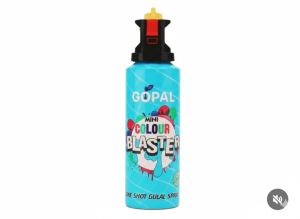 Gopal Floral Color Mini-Blaster (Blue)