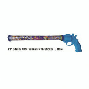 ANMOL 21" 34mm ABS Pichkari with Sticker 5 Hole : Model 111