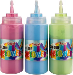 Gopal Holi Herbal Color Blower – Plant-Based, Premium Quality & Non-Toxic Gulal (Pack of 3)