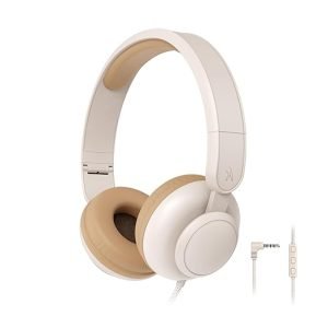 FINGERS HappyHertz Wired Headset for kids (Caramel Beige, On the Ear)