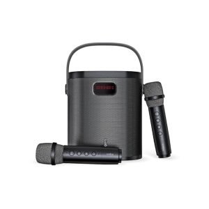 FINGERS 2Mic-GrooveBox 30 W Bluetooth Speaker (Rich Black, Mono Channel)