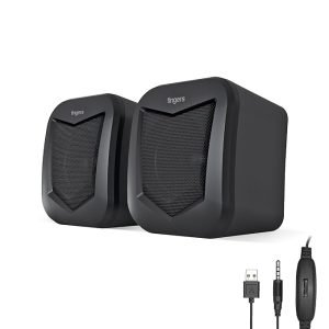 FINGERS DeskSound 2.0 6 W Laptop/Desktop Speaker (Midnight Black, 2.0 Channel)