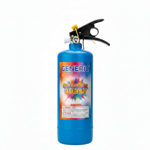 Holi Gulal Cylinder and Blaster -6kg (Blue)