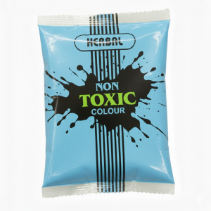 Holi Herbal Color Non-Toxic Small Packet - Blue